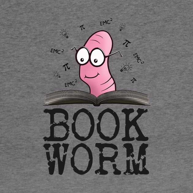 Cute Cartoon Book Worm Reading Lover Graphic by FrontalLobe